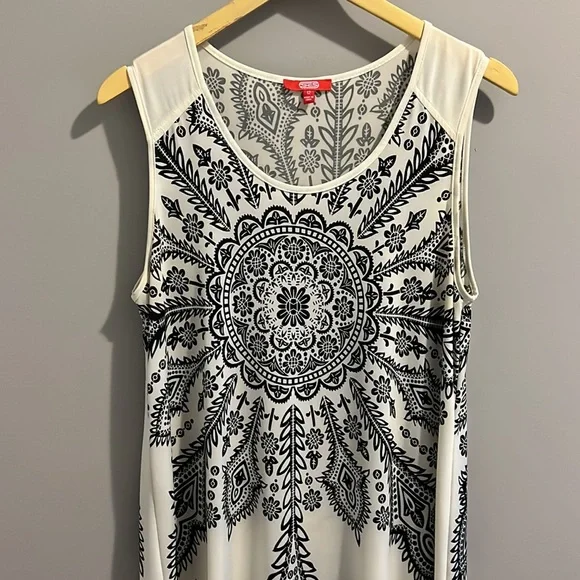 ABSTRACT A-LINE DRESS (10) - Picture 3 of 11